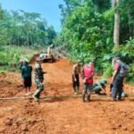 Hari Ketiga Pra-TMMD ke-123 Kodim 0625/Pangandaran, Pembukaan Badan Jalan Capai 10 Persen