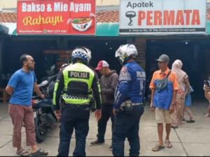 Aksi Heroik Personel BM Sat Lantas Polres Purwakarta Saat Gagalkan Aksi Pencurian Motor