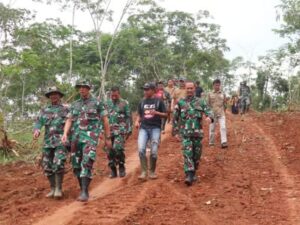 Dandim 0625 Pangandaran Lakukan Kunker Lokasi Pra-TMMD Ke-123 di Kecamatan Langkaplancar 