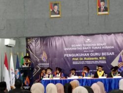 Universitas BTH Tasikmalaya Gelar Sidang Terbuka Senat, Dalam Rangka Pengukuhan Guru Besar Prof Dr Ruswanto