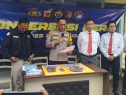 Polres Pangandaran Gelar Konferensi Pers Ungkap Kasus Peredaran Obat Keras Terbatas, Tiga Tersangka Diamankan