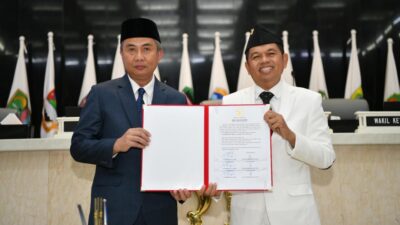 Bupati Ciamis Herdiat Sunarya Ikuti Sertijab Gubernur Jawa Barat 