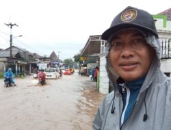Camat Tanjung Siang Subang Turun Langsung Ke Lokasi Luapan Sungai Cikembang-Citeureup