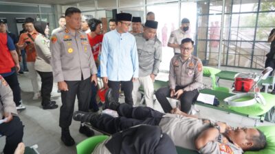 Polres Tasikmalaya Kota Gelar Donor Darah Superhero Ramadan, Setetes Darah Sejuta Harapan