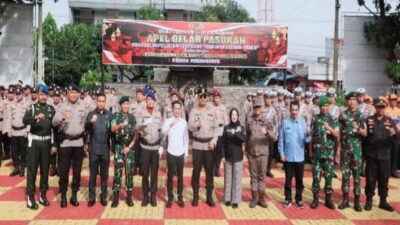 Gelar Pasukan Operasi Ketupat Lodaya 2025, Om Zein : Sinergitas TNI-Polri Ciptakan Rasa Aman