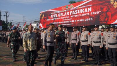Jelang Idul Fitri,Polres Tasikmalaya Kota Gelar Apel Pasukan Operasi Ketupat Lodaya 2025