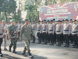 Bupati Ciamis Herdiat Pimpin Apel Ops Ketupat Lodaya 2025 