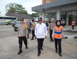 Wali Kota Banjar Bersama Kapolres Lakukan Ramp Check di Terminal Bus Kota Banjar