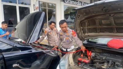Polres Purwakarta Beri Bantuan Ke Warga yang Mudik maupun arus balik Lebaran