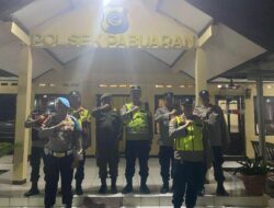 Kapolsek Pabuaran Pimpin Apel Gabungan KRYD di Wilayah Hukumnya