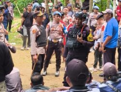 Aparat Gabungan Polres dan Kodim 0625/Pangandaran Tertibkan ‘Adu Bagong’ Ilegal