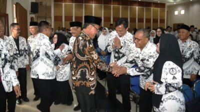 Hadiri Halal Bihalal PGRI, Bupati Ciamis Ajak Insan Pendidikan Perkuat Semangat Mencetak Generasi Emas