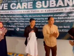 Jumat Berkah, Jajaran Satreskrim Polres Subang Rutin Bagikan Sembako dan Santuni Puluhan Anak Yatim