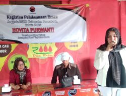 Gelar Reses Anggota DPRD Purwakarta, Novita Purwanti Fraksi PDIP: Tampung Aspirasi Masyarakat di wilayah Dapil V