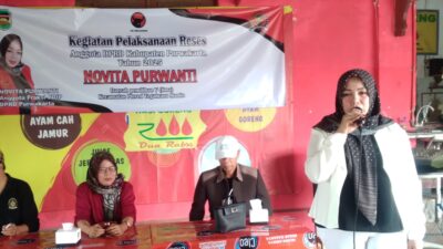 Gelar Reses Anggota DPRD Purwakarta, Novita Purwanti Fraksi PDIP: Tampung Aspirasi Masyarakat di wilayah Dapil V