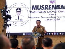 Buka Musrenbang RKPD 2026, Bupati Ciamis: Tegaskan Pentingnya Perencanaan yang Terukur dan Realistis