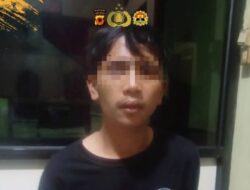 Polsek Samarang Polres Garut Amankan Seorang Pria Pelaku Diduga Percobaan Pencurian dan Membawa Senjata Tajam