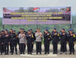 Kapolres Tasikmalaya Kota Pimpin Apel Pengamanan Mayday di Batalyon D Pelopor Sat Brimob Polda Jabar