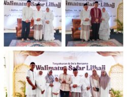 Keberangkatan Tunaikan Ibadah Haji, Ketua DPRD Kota Tasikmalaya dan Istri Gelar Walimatussafar