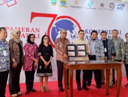 Pos Indonesia Bersama Kemenbud RI Hadiri Pameran Filateli 70 Tahun KAA