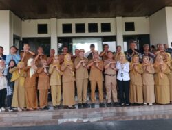 Wali Kota Tasik Pimpin Apel Gabungan Sekaligus Pemberian Sebanyak 24 SK Pensiun PNS TMT Mei 2025.