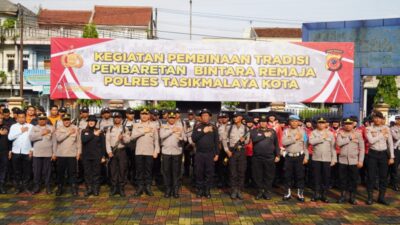 Pembinaan Tradisi Bintara Remaja Polres Tasikmalaya Kota: Menumbuhkan Jiwa Korsa dan Semangat Pengabdian