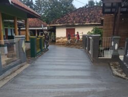 Pemdes Margahayu Kecamatan Pagaden Bangun Jalan Dua Titik, Dari Anggaran DD Tahap Satu Tahun 2025