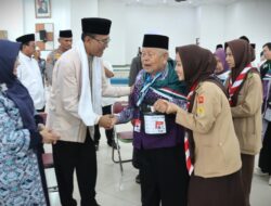 Bupati Ciamis Herdiat Sunarya Lepas Sebanyak 435 Jemaah Calon Haji