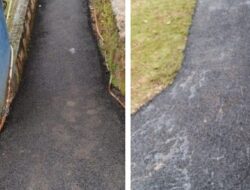 Pemdes Jambelaer Realisasikan DD Tahap 1 Tahun 2025 Penghotmixkan Jalan Gang