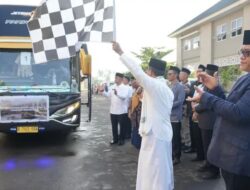 Wabup Tasikmalaya Melepas pemberangkatan Jemaah Haji Kloter 28