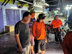 TRC BPBD Lamandau Tangani Banjir Akibat Hujan Deras di Nanga Bulik