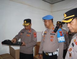 Wakapolres Purwakarta Cek Kesiapan Gudang Senjata dan Sarpras