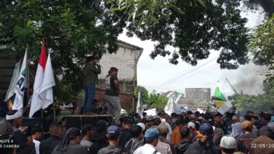 Tuntut Regulasi IPR,Sebanyak 3000 Penambang yang Tergabung DPC APRI Kabupaten Tasikmalaya Gelar Aksi di Kantor Wilayah VI ESDM Jabar