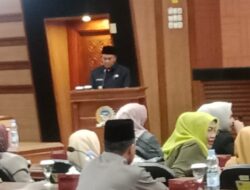 Wakil Wali Kota Tasik Hadiri Rapat Paripurna DPRD Persetujuan Raperda dan Penetapan Pokir RKPD Tahun 2025