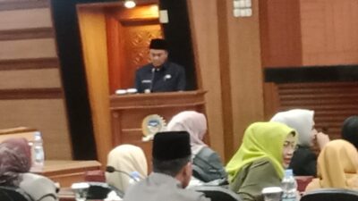 Wakil Wali Kota Tasik Hadiri Rapat Paripurna DPRD Persetujuan Raperda dan Penetapan Pokir RKPD Tahun 2025