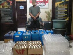 Razia Miras, Polres Purwakarta Sita Ribuan Botol dan 4 Jerigen Ciu