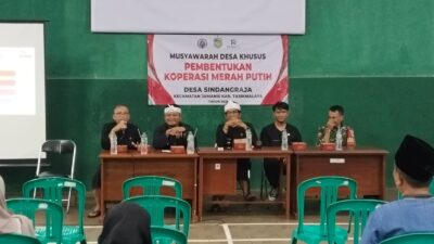 Jalankan Instruksi Presiden, Pemdes Sindangraja Jamanis Gelar Musdesus Pembentukan KDMP