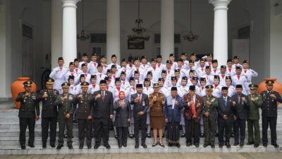 Polres Purwakarta Ikuti Upacara Hari Lahir Pancasila Tingkat Kabupaten Purwakarta