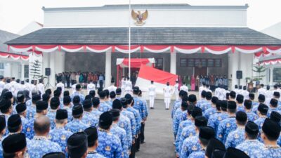 Bupati Ciamis Herdiat Pimpin Upacara Peringatan Hari Lahir Pancasila, Jiwa Bangsa, Bukan Sekedar Dokumen Sejarah