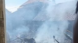 Rumah Mamat Warga Desa Banyuresmi Sukahening Hangus Terbakar, Api Diduga dari Tungku Selesai Memasak
