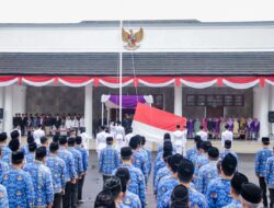 Bupati Herdiat Sunarya Pimpin Upacara Peringatan Hari Jadi Kabupaten Ciamis Ke-383 Tahun