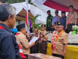Sah! Wawan Widarmanto Dikukuhkan Sebagai Ketua Pengurus Gugus Darma Kampung Pramuka Tabrik,Ini Ungkapannya