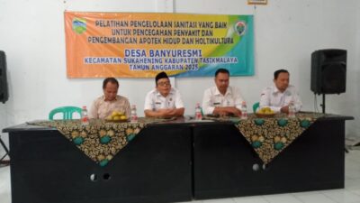 Pemdes Banyuresmi Sukahening Gelar Pelatihan Pengelolaan Sanitasi serta Pengembangan Apotek Hidup dan Holtikultura Bagi Kader PKK 