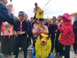 Meriah! Peresmian Kampung Pramuka Tabrik Desa Puteran  Pagerageung, Suguhkan Tarian-tarian Anak-anak RA