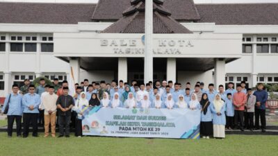 Wali Kota Viman Melepas Sebanyak 144 orang Kafilah MTQ Kota Tasikmalaya