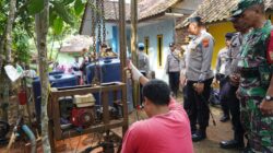 Wujudkan Akses Air Bersih, Polres Tasikmalaya Kota Salurkan Bantuan Sumur Bor di Tamansari