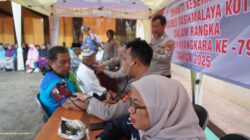 Peringati Hari Bhayangkara ke-79, Polres Tasik Kota Gelar Bakti Sosial