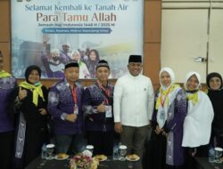 Datang Jamaah Haji Asal Kabupaten Pelalawan, Bupati H. Zukri:Ucapkan Selamat Datang Tiba di Indonesia