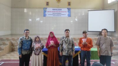Pemdes Rajamandala Kecamatan Rajapolah Salurkan BLT DD Tahap Satu Bulan April-Juni Triwulan Ketiga Tahun 2025