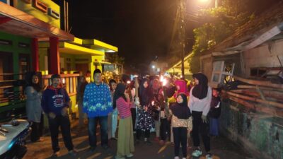 Ratusan Warga Desa Rajamandala Rajapolah Turun Ke Jalan, Ikuti Pawai Obor Menyambut Tahun Baru Islam 1 Muharam 1447 H